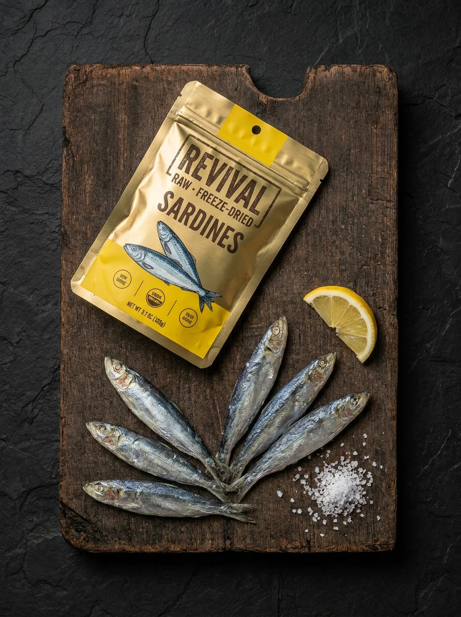 Freeze-Dried Sardines